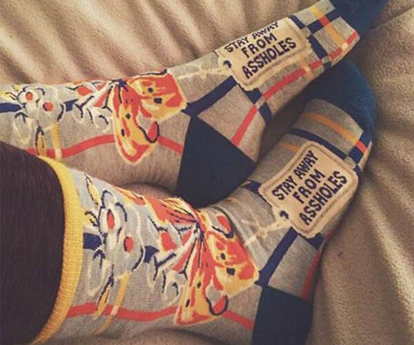 Stay Away From Assholes Socks - coolthings.us