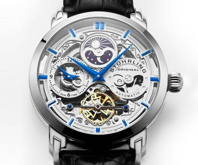 Exposed Gears Skeleton Watches