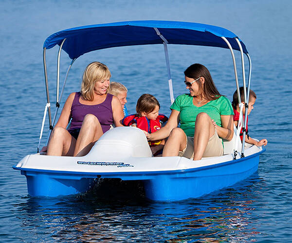 Sun Dolphin Electric 5 Person Pedal Boat