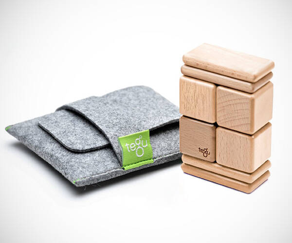Tegu Pocket Magnetic Wooden Block Set - coolthings.us