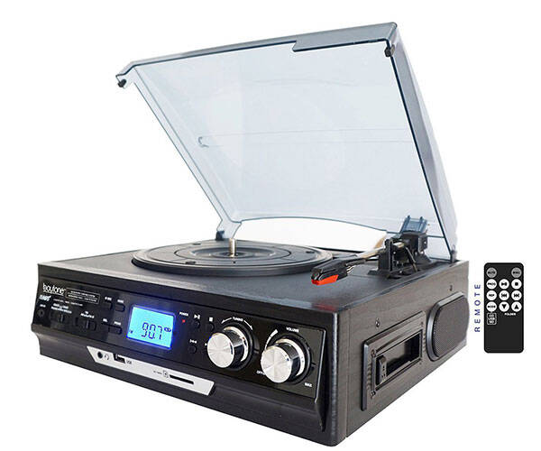 Turntable with Built in Speakers + LCD Display - coolthings.us