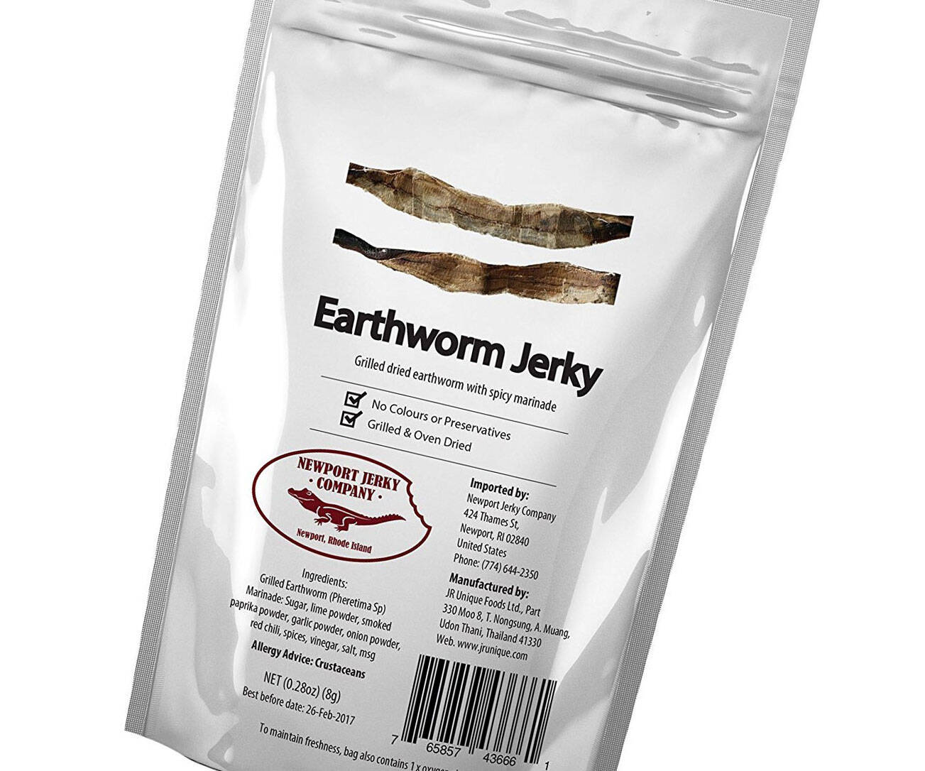 Earthworm Jerky - //coolthings.us