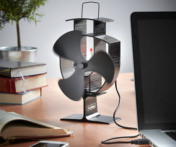 VonHaus Blade Stove Fan with USB - coolthings.us