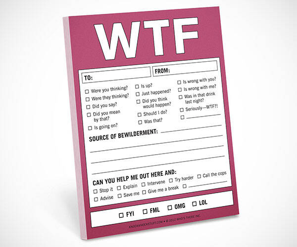 WTF Report Notes - coolthings.us