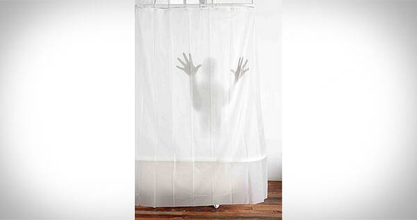Scary Silhouette Shower Curtain