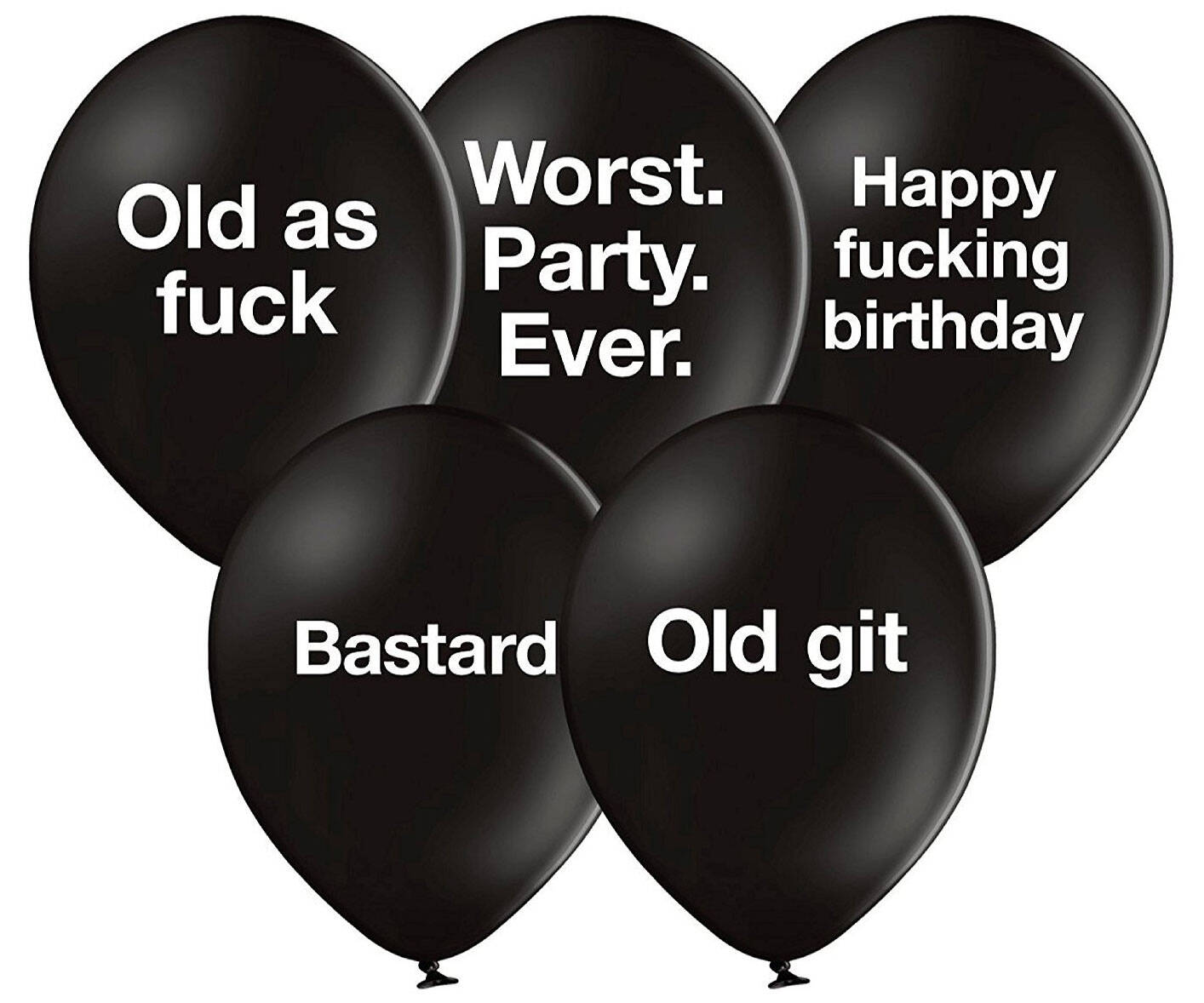 Abusive Birthday Balloons - //coolthings.us