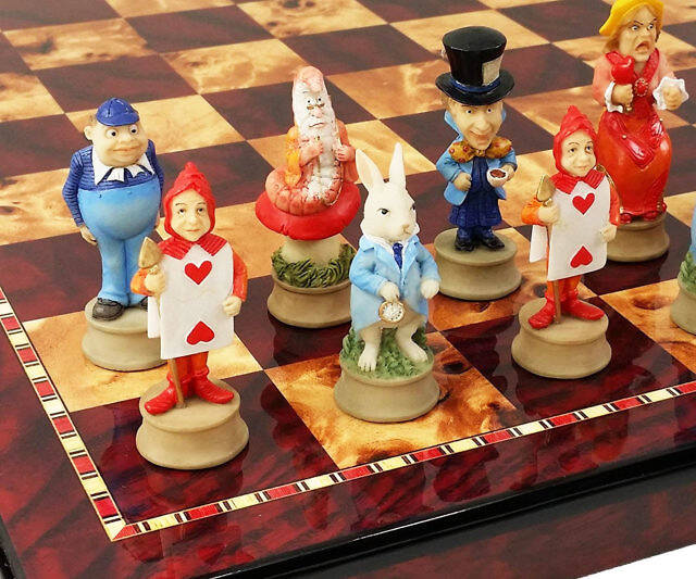 Alice In Wonderland Chess Set