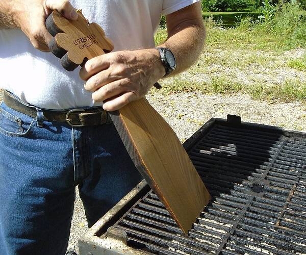 All Natural Wood Grill Scraper