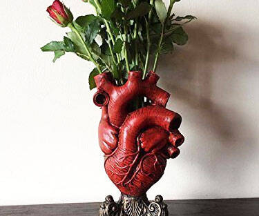 Anatomically Correct Heart Vase