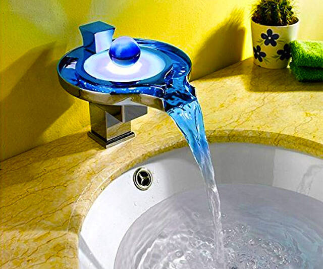 Color Changing Waterfall Faucet