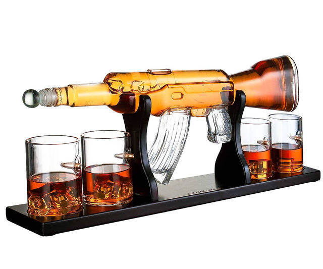 AR-15 Rifle Whiskey Decanter