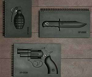 Armed Notebooks - coolthings.us