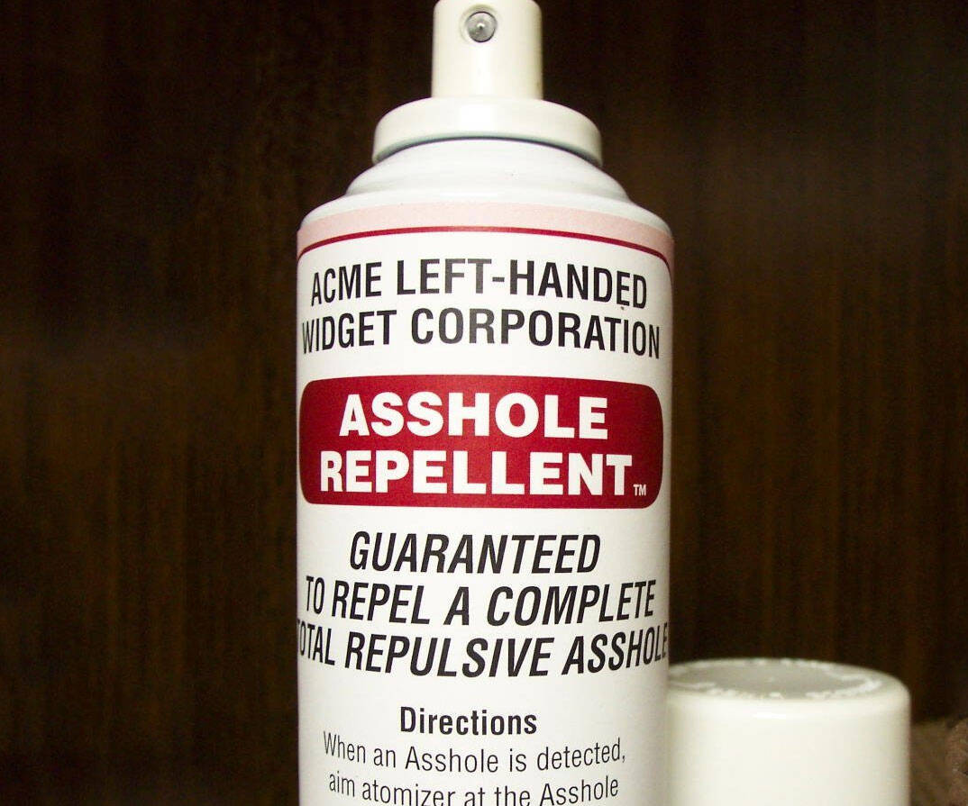 Asshole Repellent - coolthings.us