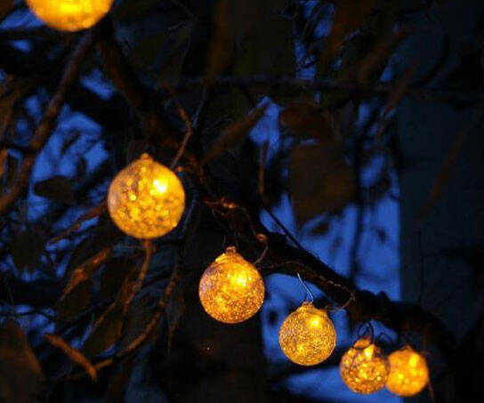 Solar Powered String Lights - coolthings.us