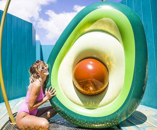 Avocado Pool Float - coolthings.us