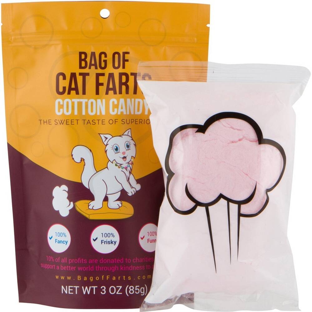 Bag of Cat Farts Cotton Candy - //coolthings.us