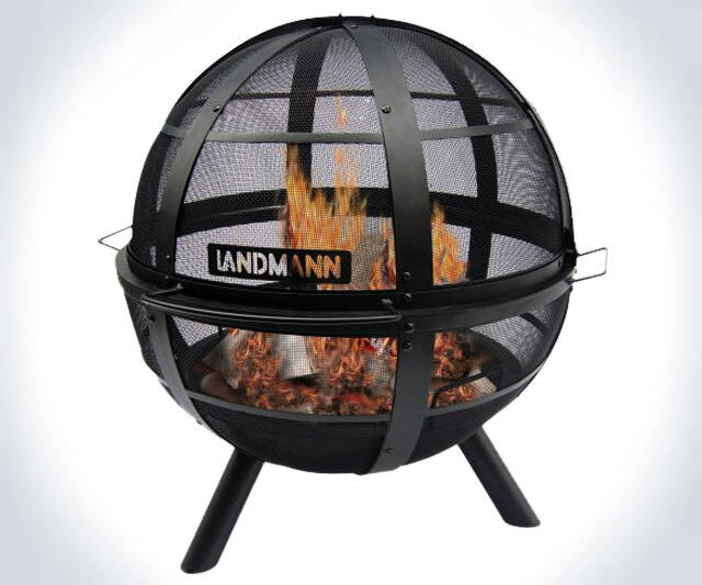 Ball of Fire Outdoor Fireplace - //coolthings.us