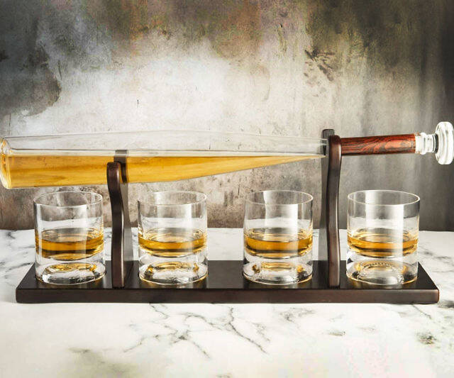 Baseball Bat Whiskey Decanter