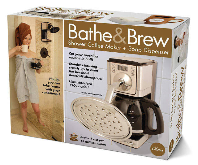 Bathe & Brew Coffee Maker Showerhead - coolthings.us