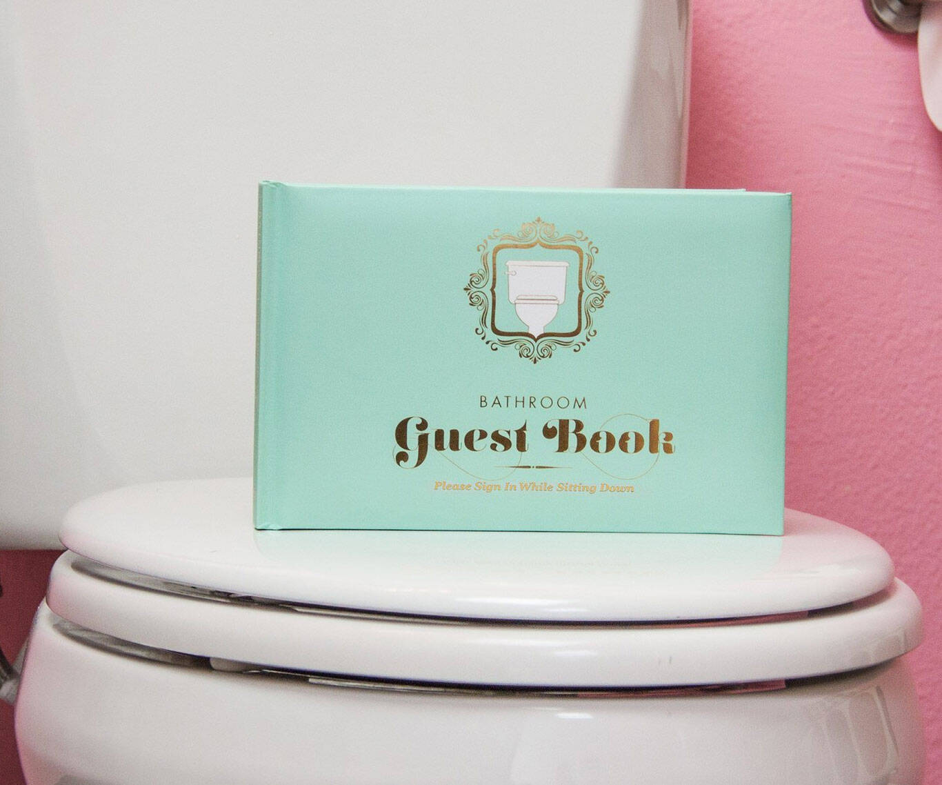 The Bathroom Guest Book - //coolthings.us