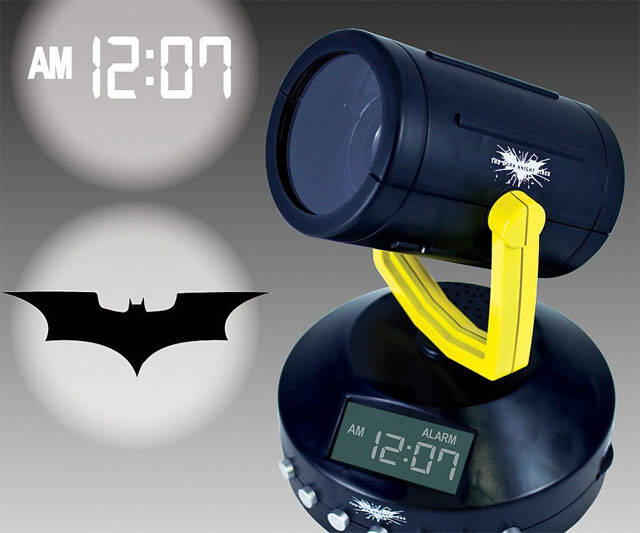 Batman Signal Projection Alarm Clock