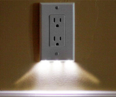 Automatic Illuminated Outlet Cover