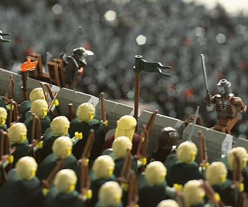 Battle Of Helm's Deep LEGO Set - coolthings.us