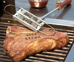 Personalized BBQ Branding Iron - coolthings.us
