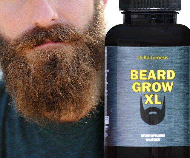 Beard Grow XL Facial Hair Supplement - //coolthings.us