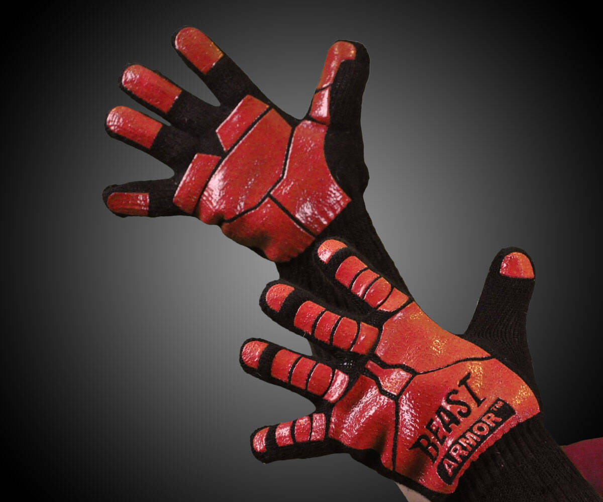 Beast Armor Grilling Gloves - coolthings.us