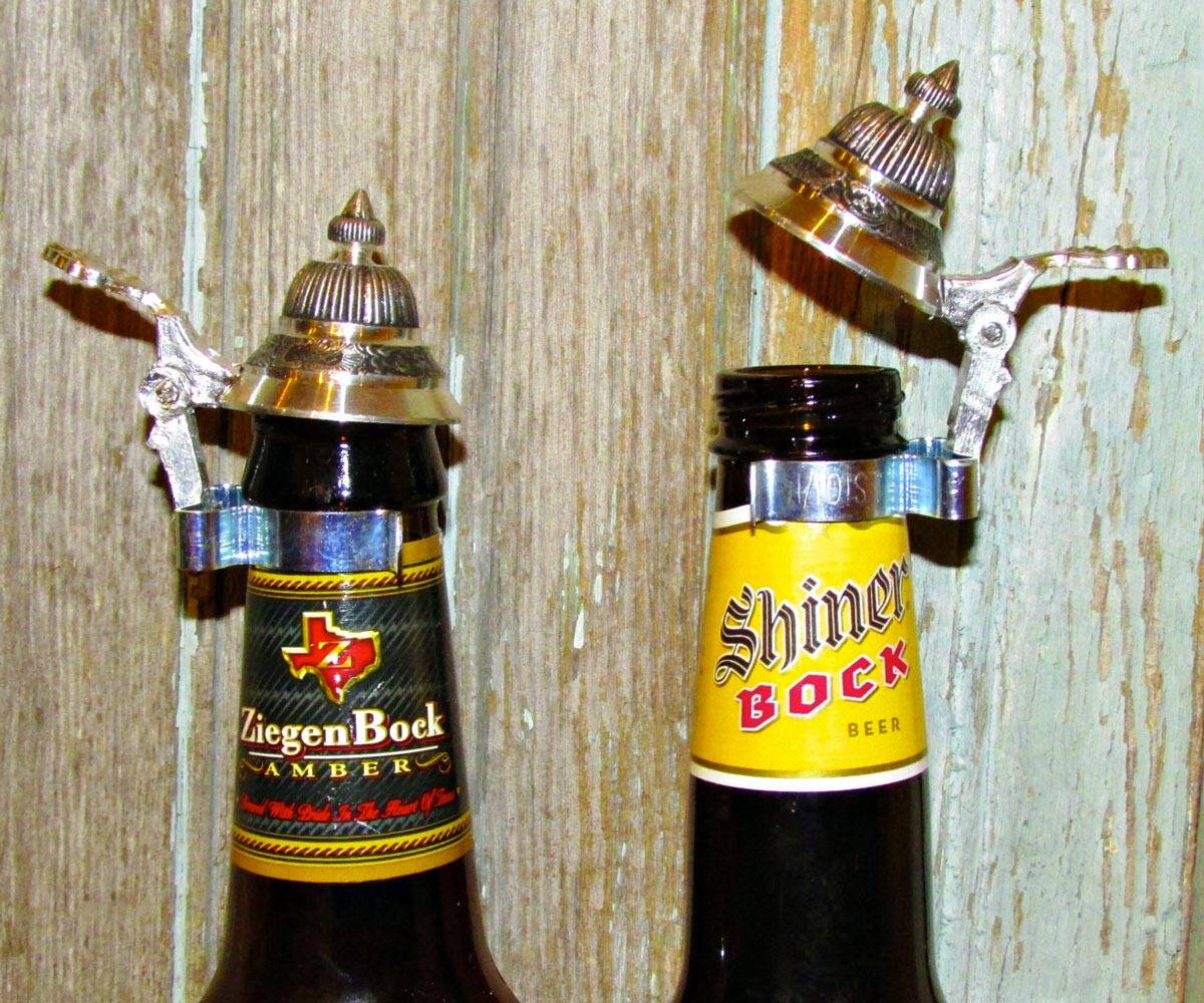 Beer Bottle Stein Lid - //coolthings.us