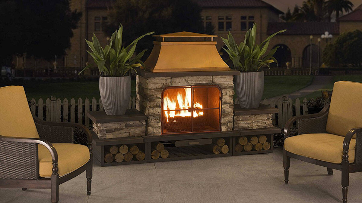 Bel Aire Outdoor Fireplace