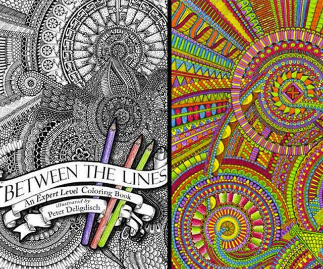 Between the Lines: An Expert Level Coloring Book - //coolthings.us