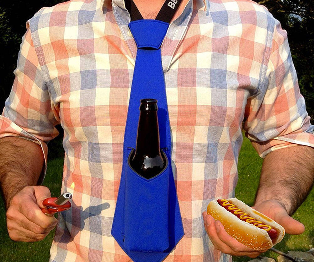 Bev Tie Beer Koozie Tie