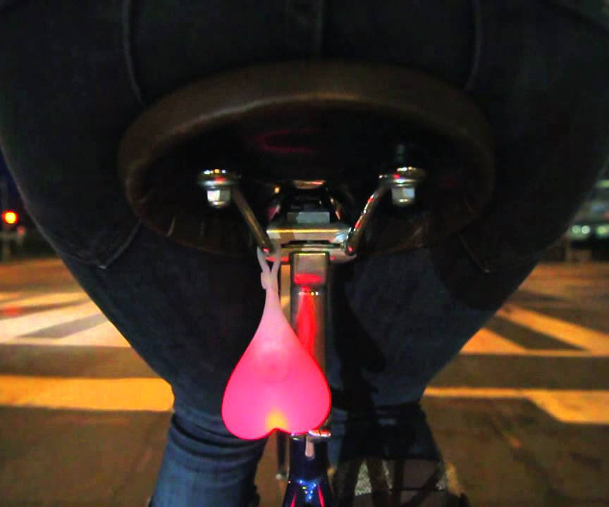 Dangling Testicles Bicycle Light - coolthings.us
