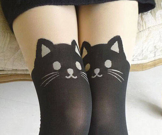 Black Cat Stockings - //coolthings.us
