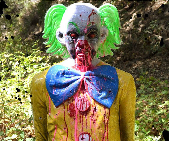Bleeding Zombie Clown Target
