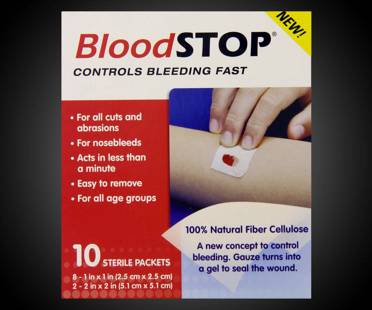 BloodStop Hemostatic Gauze - //coolthings.us