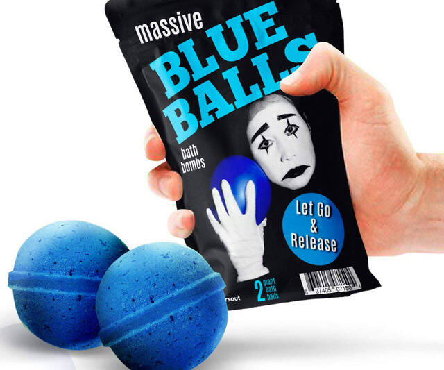 Blue Balls Bath Bombs - coolthings.us