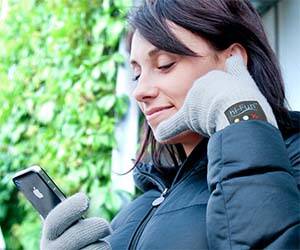 Bluetooth Phone Handset Gloves - coolthings.us