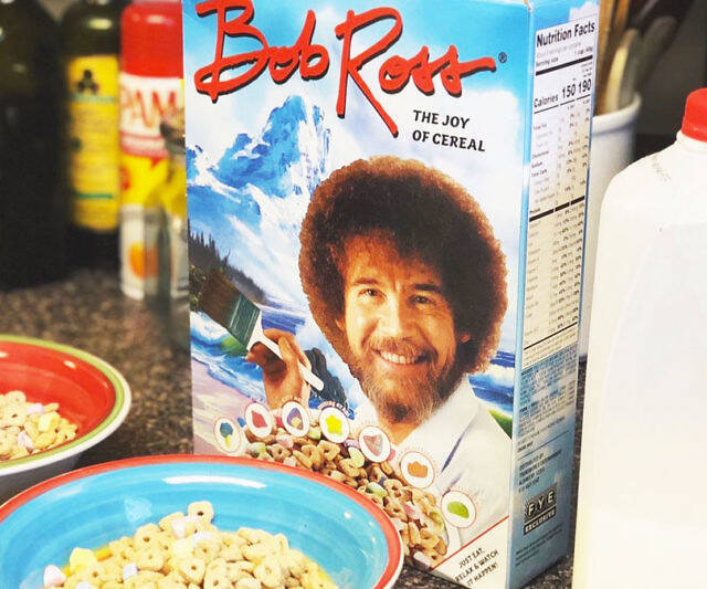 Bob Ross The Joy Of Cereal