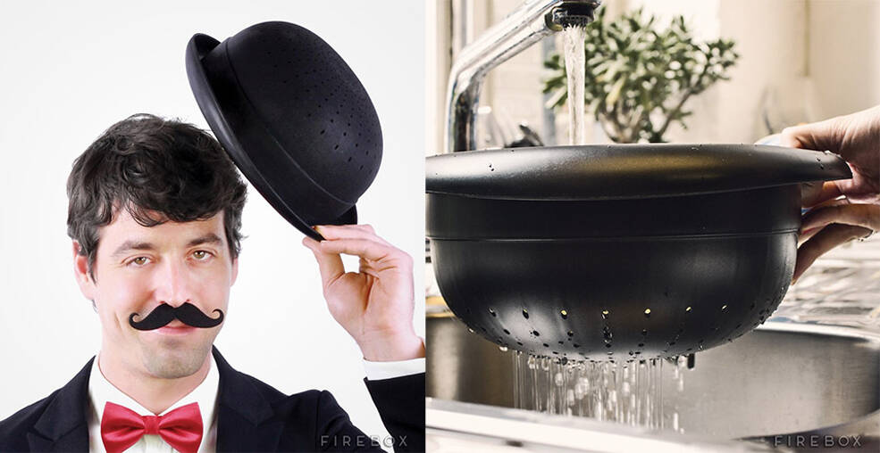 Bowler Hat Colander - coolthings.us