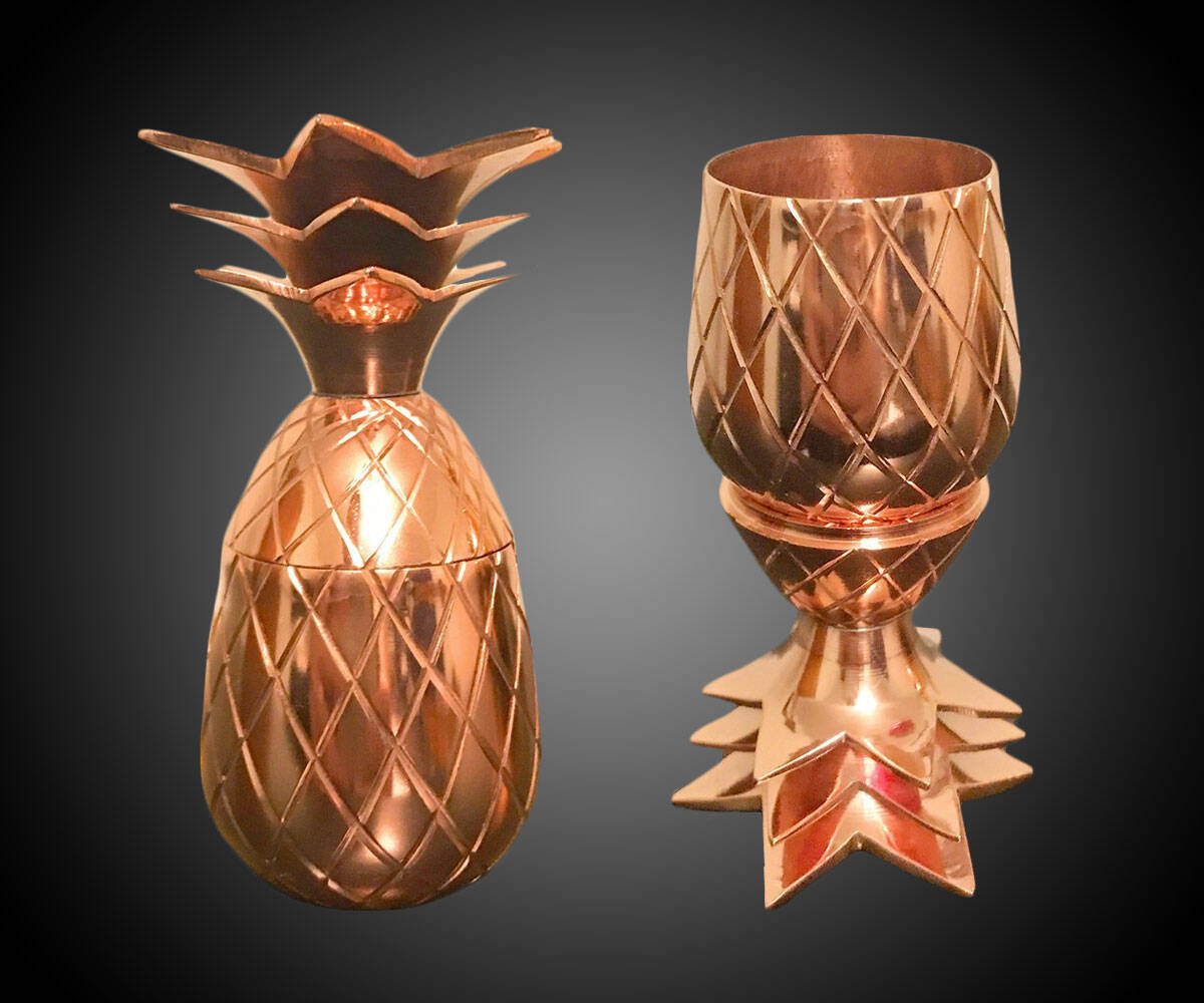 Brass Pineapple Shot Glass