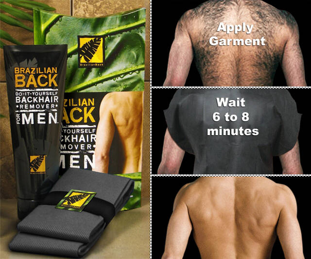 Brazilian Back Male Hair Removal System - coolthings.us