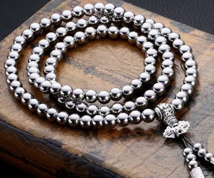 Self Defense Buddha Beads Necklace
