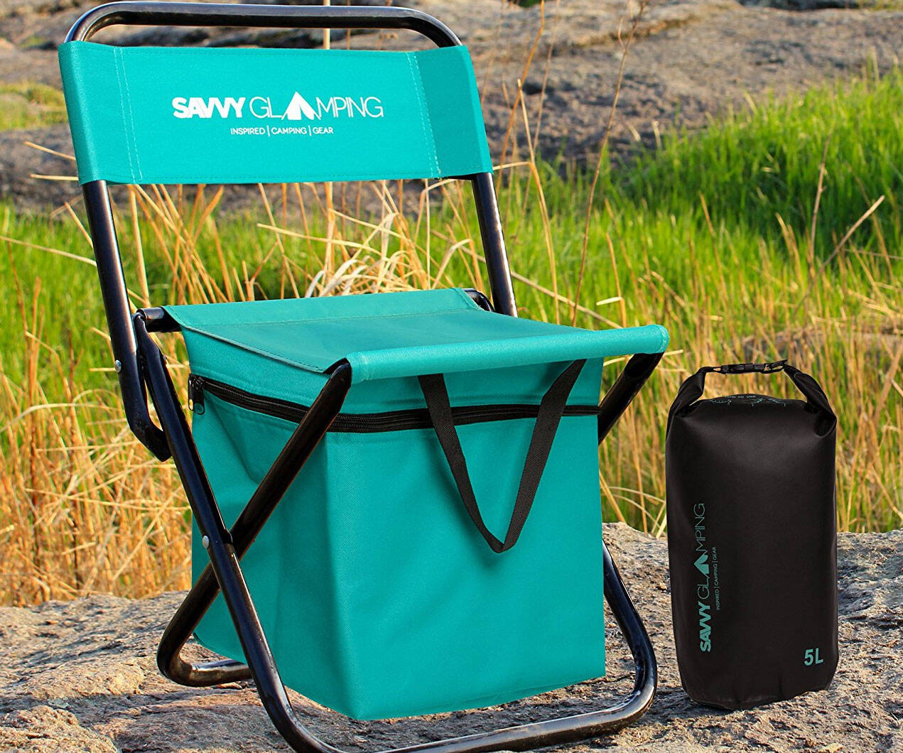 Built-In Cooler Folding Chair