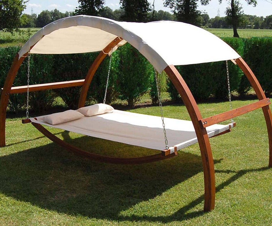 Canopy Swing Bed - //coolthings.us