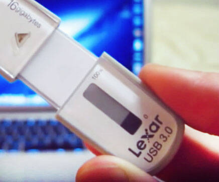 Capacity Meter Display Flash Drive