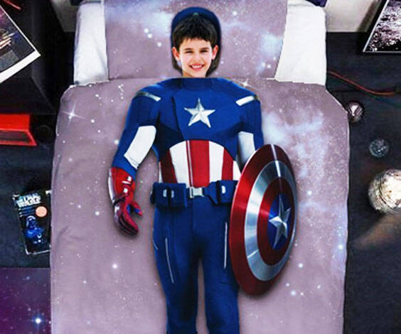 Captain America Duvet Cover