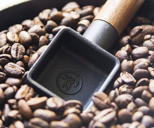 Cast Iron Coffee Scoop - http://coolthings.us